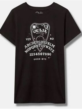 Torrid Ouija Board Short Sleeve Graphic Tee - Black & White